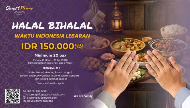 
					Quest Prime Cikarang by Aston Hadirkan Program spesial Halal Bihalal