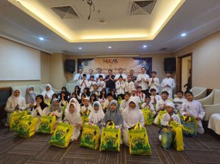 FOTO: Himpunan Anak Media Ajak Stakeholder Perkuat CSR dengan Santunan Yatim Piatu 
