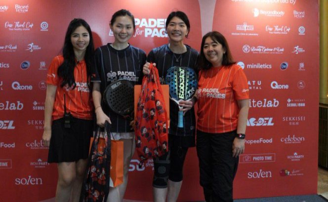 
					FOTO: M&M Padel Club dan ISA Entertainment, bekerja sama dengan Wahana Visi Indonesia (WVI) ini bertujuan menggalang donasi yang akan membantu lebih dari 3.000 anak di Sentani dan Biak