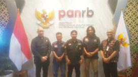 FOTO: Dewan Pimpinan Cabang Asosiasi Wartawan Profesional Indonesia (AWPI) Kota Bekasi kunjungi Kementerian Pendayagunaan Aparatur Negara dan Reformasi Birokrasi (KemenPAN-RB),