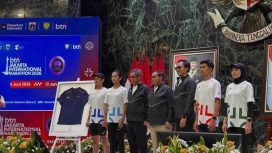 FOTO: Ajang lari internasional yang digelar 13–14 Juni 2026 ini merupakan kolaborasi Pemprov DKI Jakarta dan PT Bank Tabungan Negara (Persero) Tbk dalam rangka HUT ke-499 Kota Jakarta