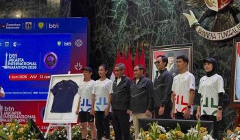 FOTO: Ajang lari internasional yang digelar 13–14 Juni 2026 ini merupakan kolaborasi Pemprov DKI Jakarta dan PT Bank Tabungan Negara (Persero) Tbk dalam rangka HUT ke-499 Kota Jakarta