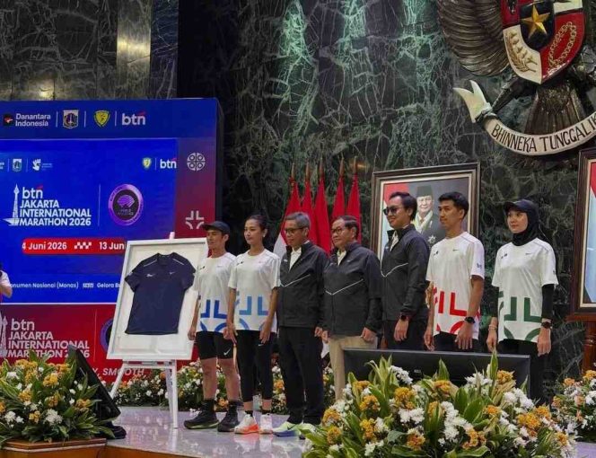 
					FOTO: Ajang lari internasional yang digelar 13–14 Juni 2026 ini merupakan kolaborasi Pemprov DKI Jakarta dan PT Bank Tabungan Negara (Persero) Tbk dalam rangka HUT ke-499 Kota Jakarta