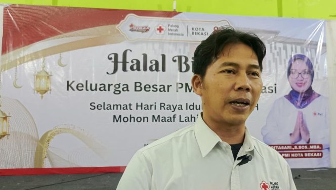 
					FOTO: Sekretaris Palang Merah Indonesia (PMI) Kota Bekasi, Kusnaman