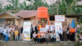 FOTO: MUFG Bank Jakarta bersama PT Bank Danamon Indonesia Tbk dan PT Adira Dinamika Multi Finance Tbk meluncurkan Program Sarana Air Bersih Nusantara