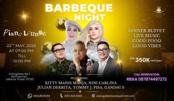 FOTO: BBQ Night & Piano Lounge di Golden Boutique Nostalgia Nini Carlina hingga Tommy J. Pisa