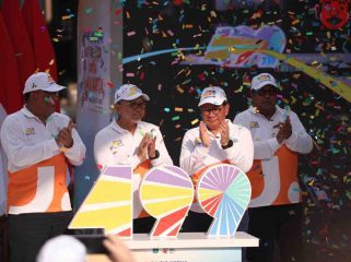 FOTO: Gubernur DKI Jakarta Pramono Anung resmi membuka pencanangan Hari Ulang Tahun (HUT) ke-499 Kota Jakarta