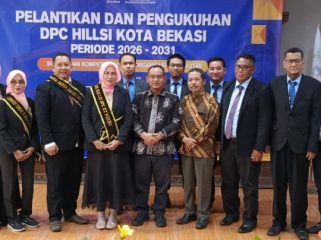 FOTO: Pengurus HILLSI Kota Bekasi bersama Ketua DPRD Kota Bekasi, Sardi Efendi