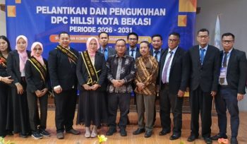 FOTO: Pengurus HILLSI Kota Bekasi bersama Ketua DPRD Kota Bekasi, Sardi Efendi