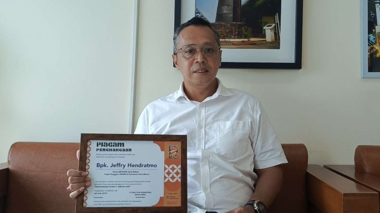 FOTO: Ketua DPC Relawan Perjuangan Demokrasi (Repdem) Kota Bekasi, Jeffry Hendratmo