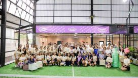 FOTO: Yoona di Armor Padel, Jakarta, menjelang hari jadinya yang ke-4 pada 23 Juni mendatang. Kegiatan itu dinamai Yoona Gentle Rally