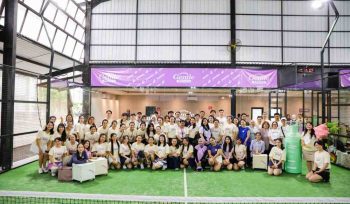 FOTO: Yoona di Armor Padel, Jakarta, menjelang hari jadinya yang ke-4 pada 23 Juni mendatang. Kegiatan itu dinamai Yoona Gentle Rally