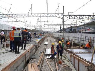 FOTO: PT Kereta Api Indonesia (Persero) terus mempersiapkan peningkatan kapasitas layanan melalui pengembangan Stasiun Bogor