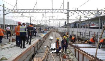 FOTO: PT Kereta Api Indonesia (Persero) terus mempersiapkan peningkatan kapasitas layanan melalui pengembangan Stasiun Bogor