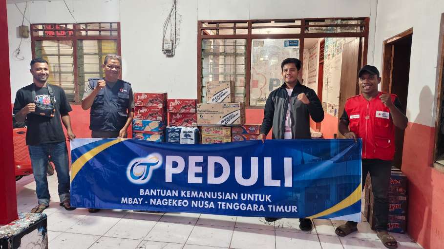 OT Peduli Kirim Bantuan Logistik Korban Gempa NTT