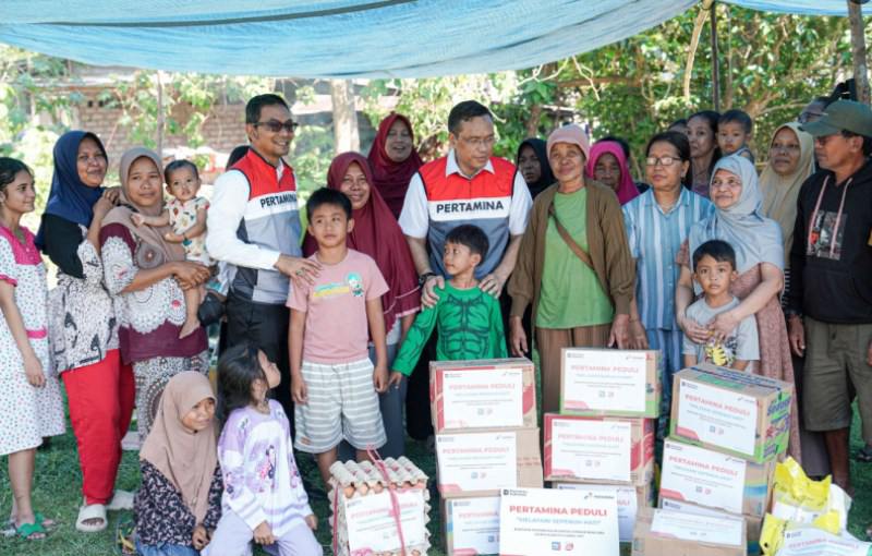 Bantuan Multi Sisi Pertamina Peduli untuk Korban Gempa NTT